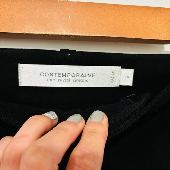 SIMONS – Black straight-leg dress pants | Office essential | Size 6 • - Picture 6 of 8